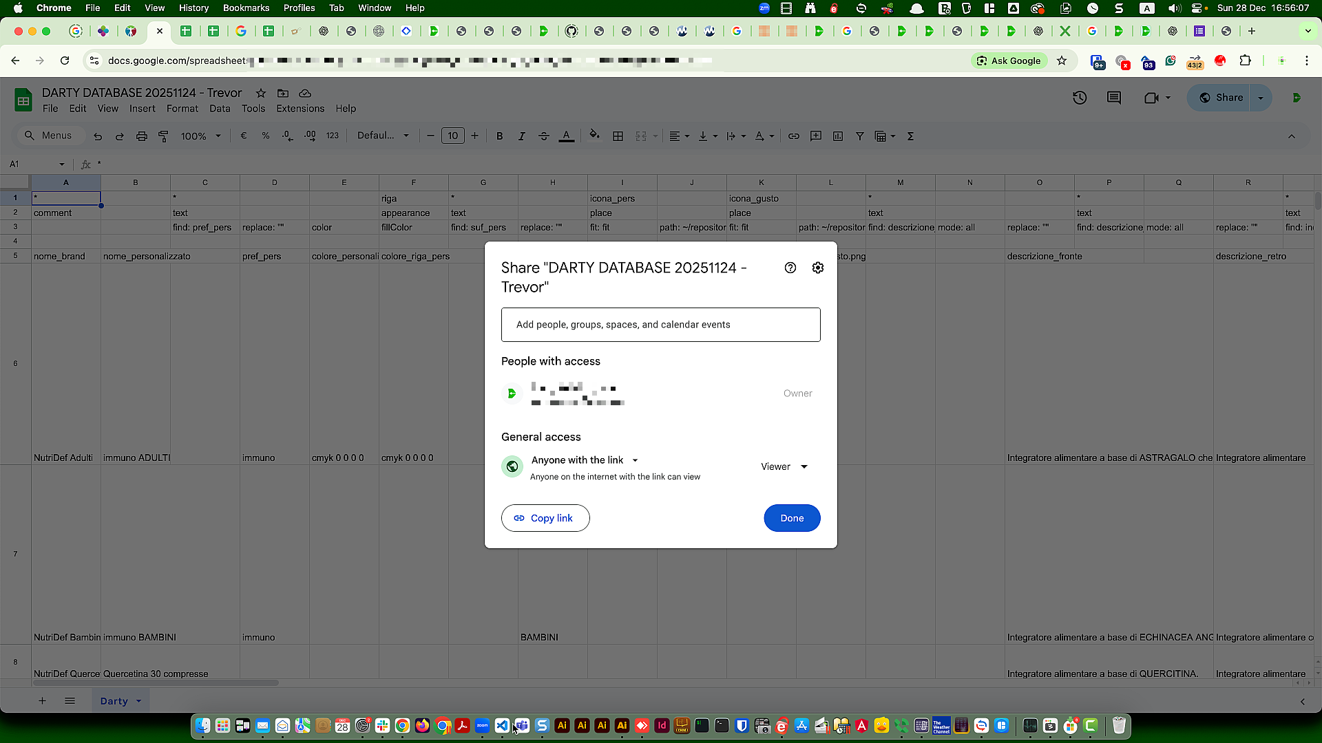 Darty-Ai option to connect private Google Sheets via a Google App