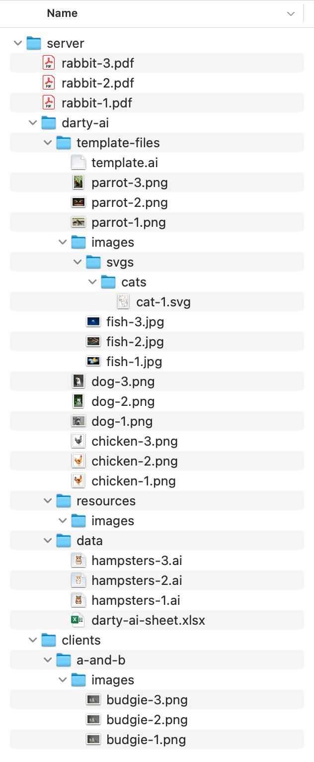 Relative Folder Structure